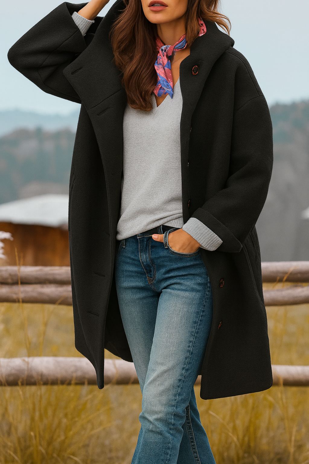 Sylou™ | Manteau Douillet Mi-Long