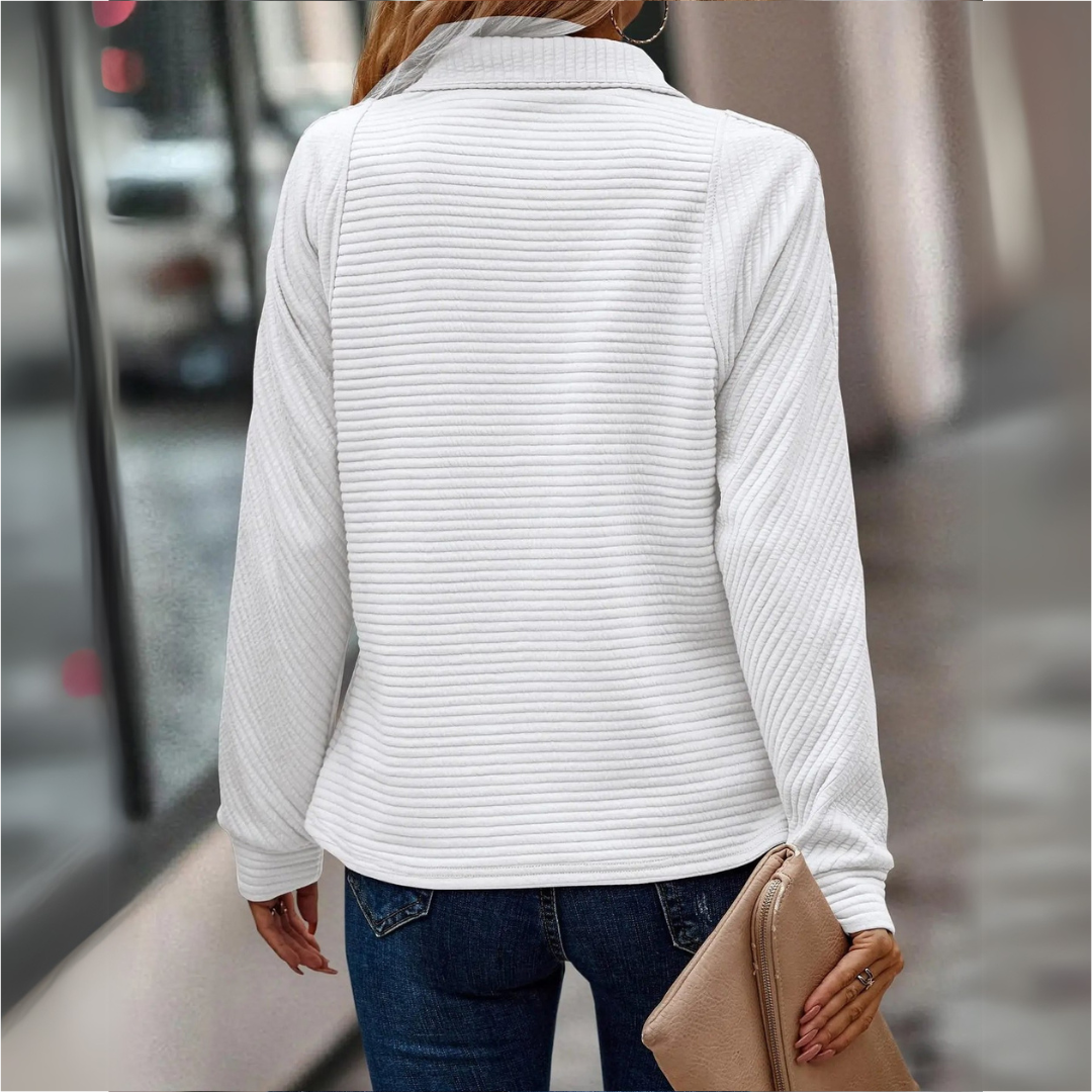 Sylou™ | Le Pull à Demi-Fermeture