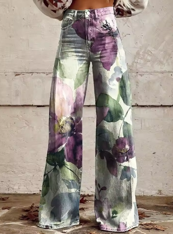 EM - Pantalon bohème vintage