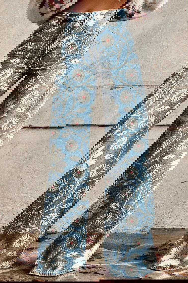 EM - Pantalon bohème vintage