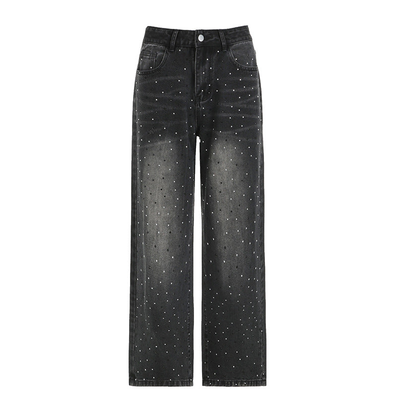 Sylou™ | Pantalon en Denim Stella Noir