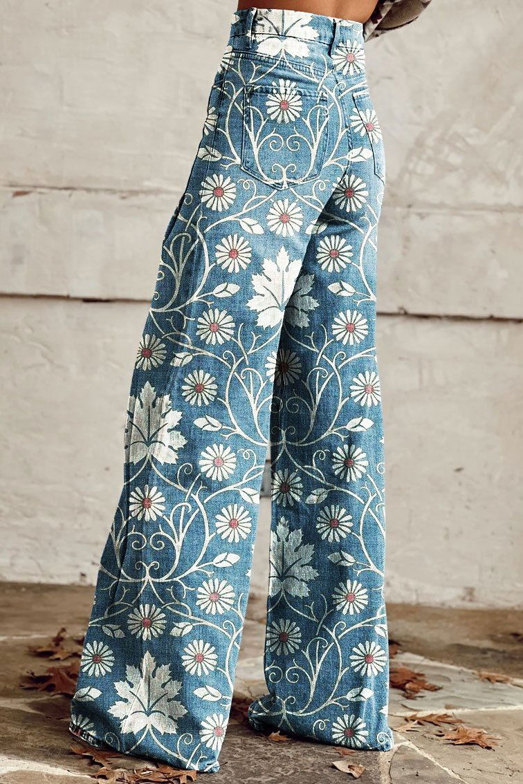 EM - Pantalon bohème vintage