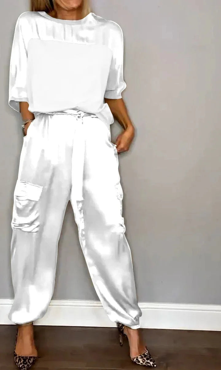 Sylou™ | Ensemble Satin Élégant