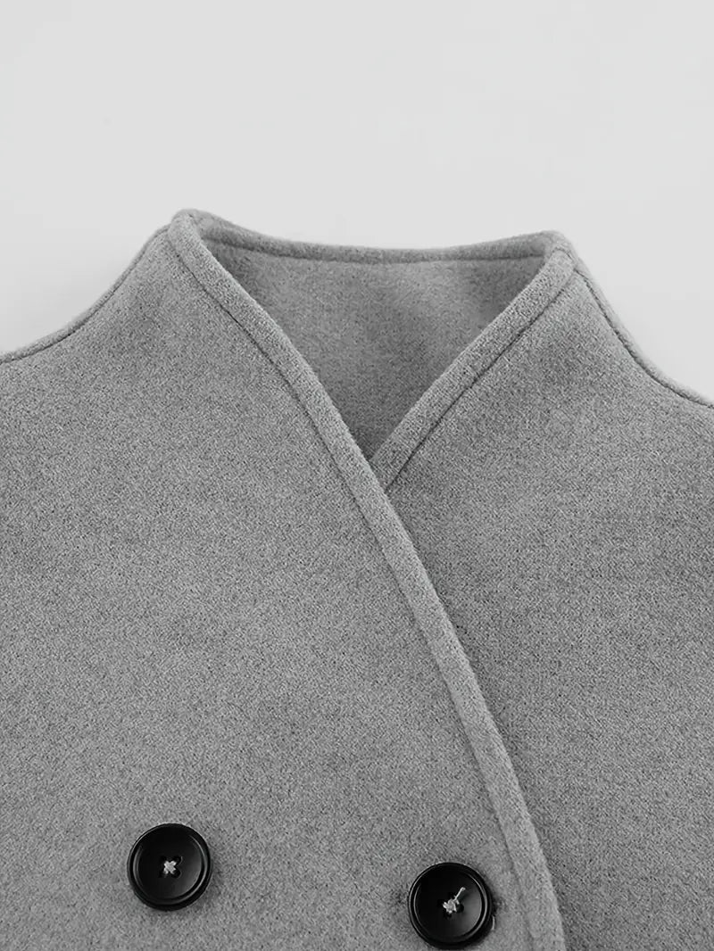 Sylou™ | Manteau Court Laine